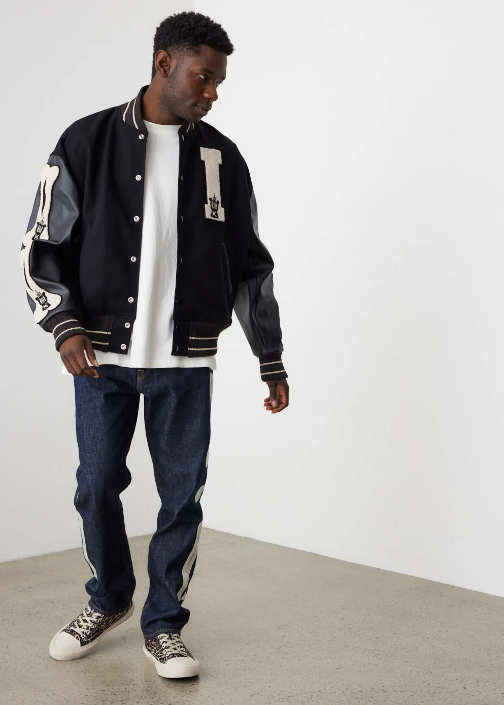 40's Wool I-Five Varsity Jacket