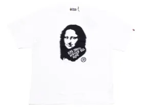 A Bathing Ape Art Print Jacquard Tee in White