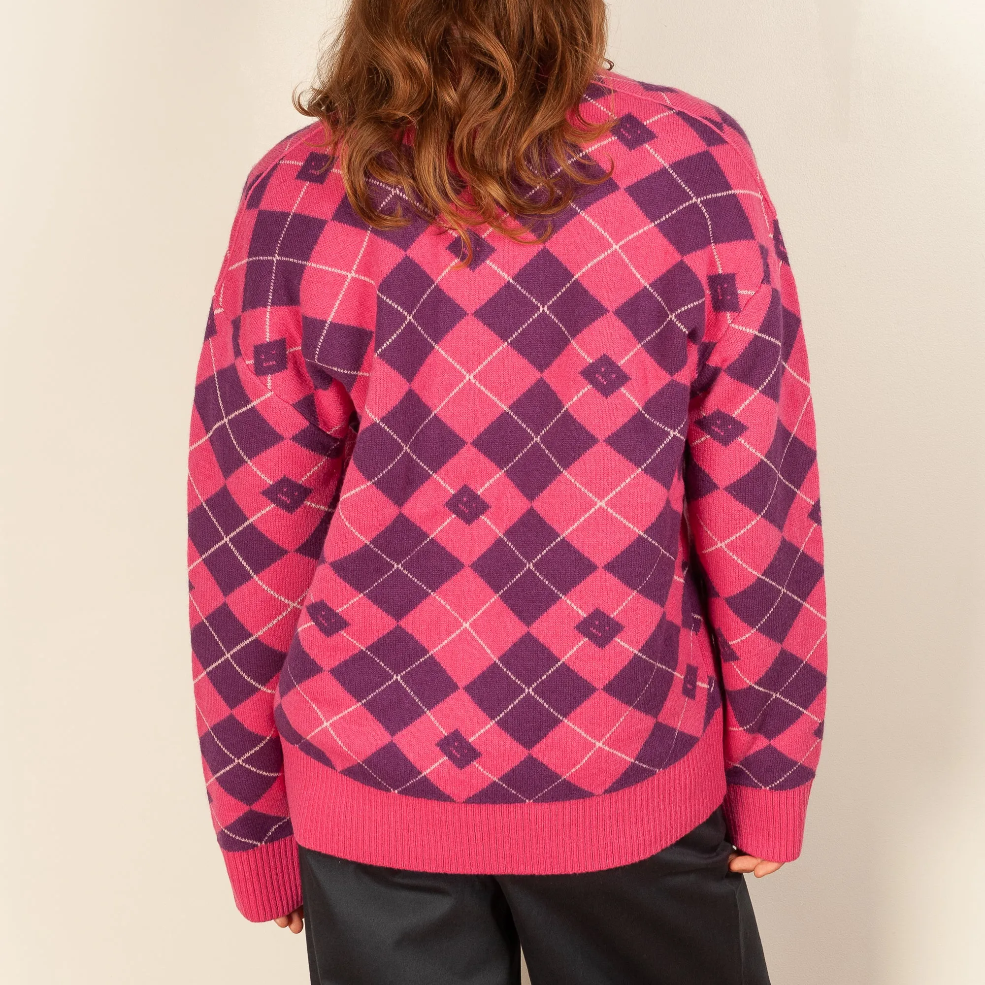 Argyle Jacquard Wool Jumper