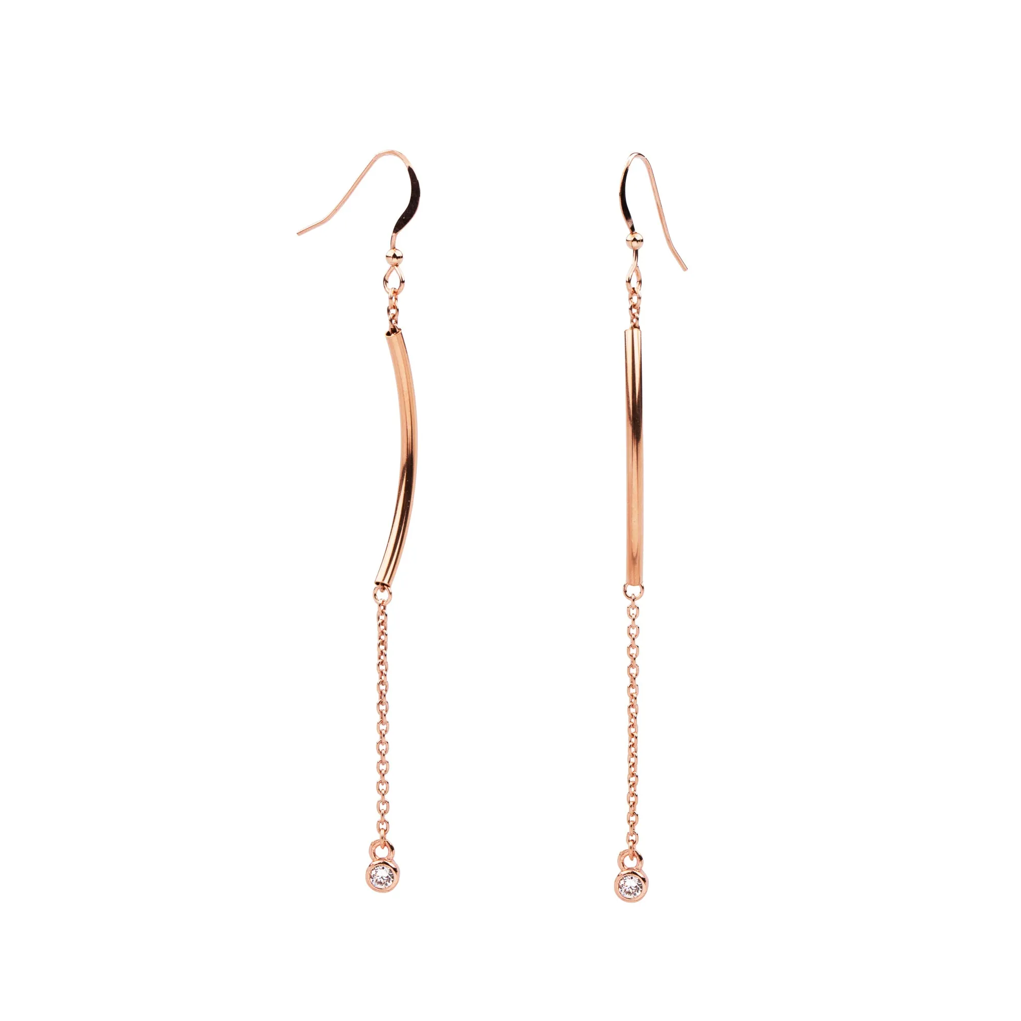 Bella Chain | Earring  | 14K Rose Gold