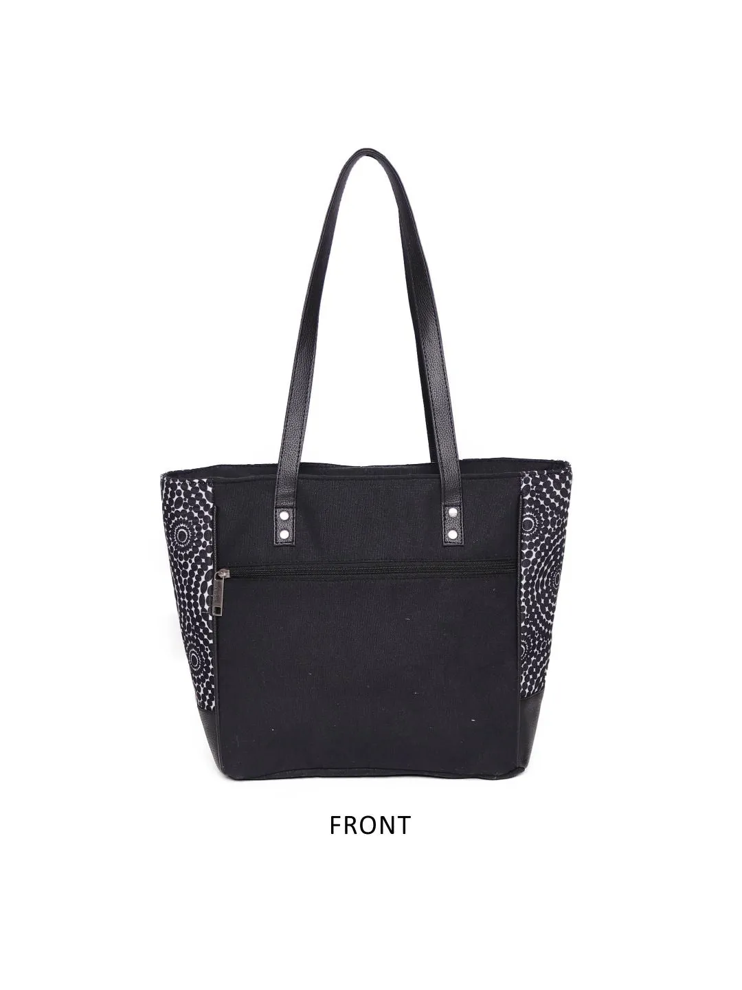 Black/White Shopper Bag