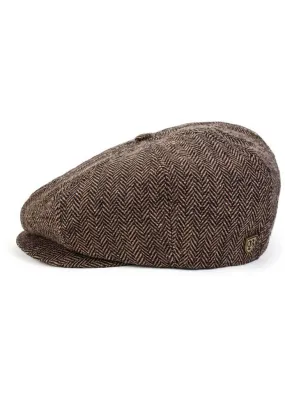 Brixton Brood Snap Cap Brown Khaki