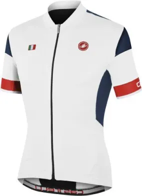 Castelli Fuga Jersey - White - Blue