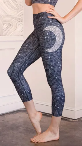 Celestial Mosaic - Triathlon Capri Leggings - CUSTOM ORDER