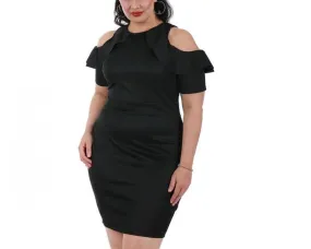 Curvy Plus Size Short Fashion Dress 3532017C