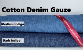 Denim Gauze Fabric