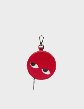 Dottie - Red Leather Pouch Charm