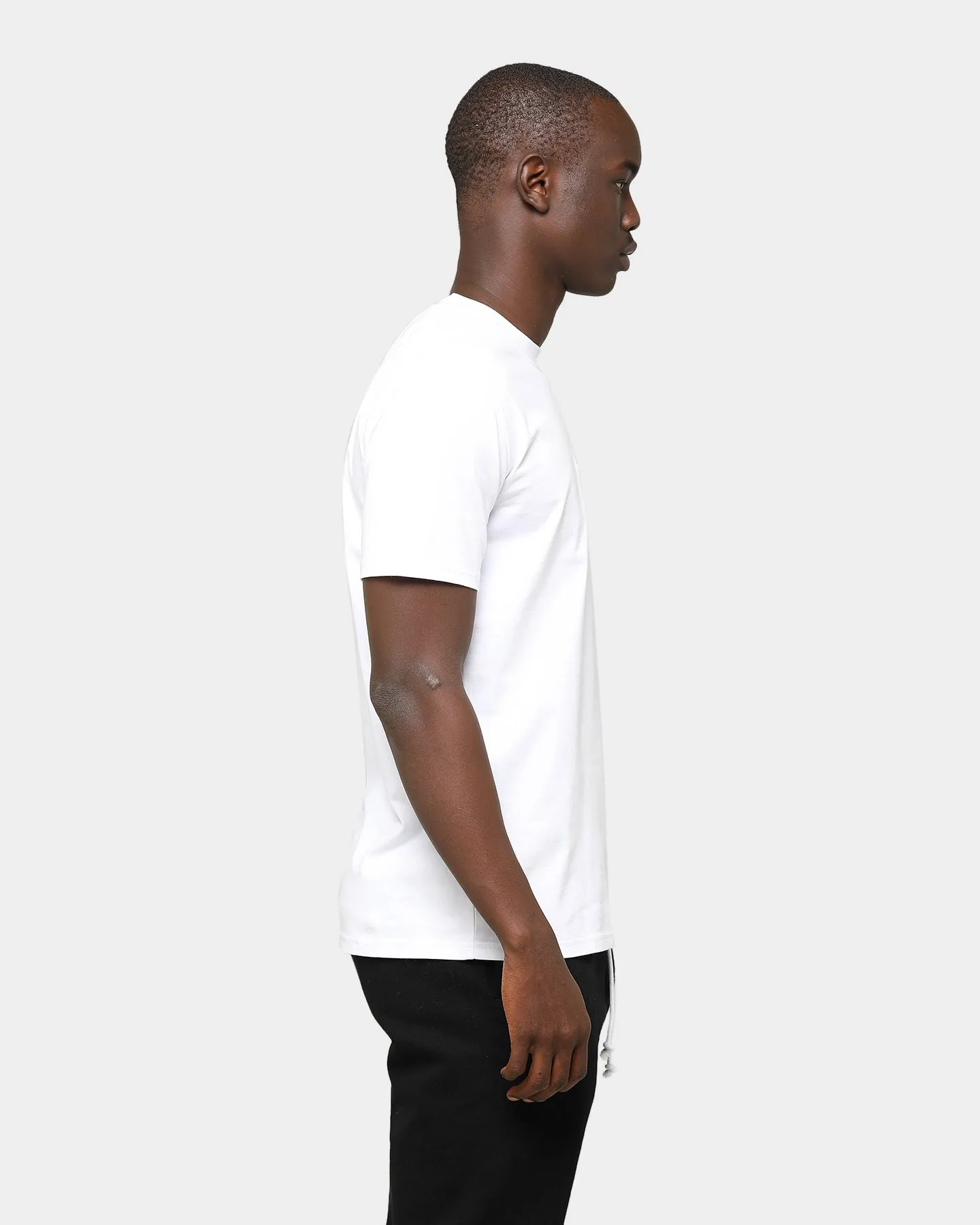 Elevn Clothing Co. Slanted Short Sleeve T-Shirt White