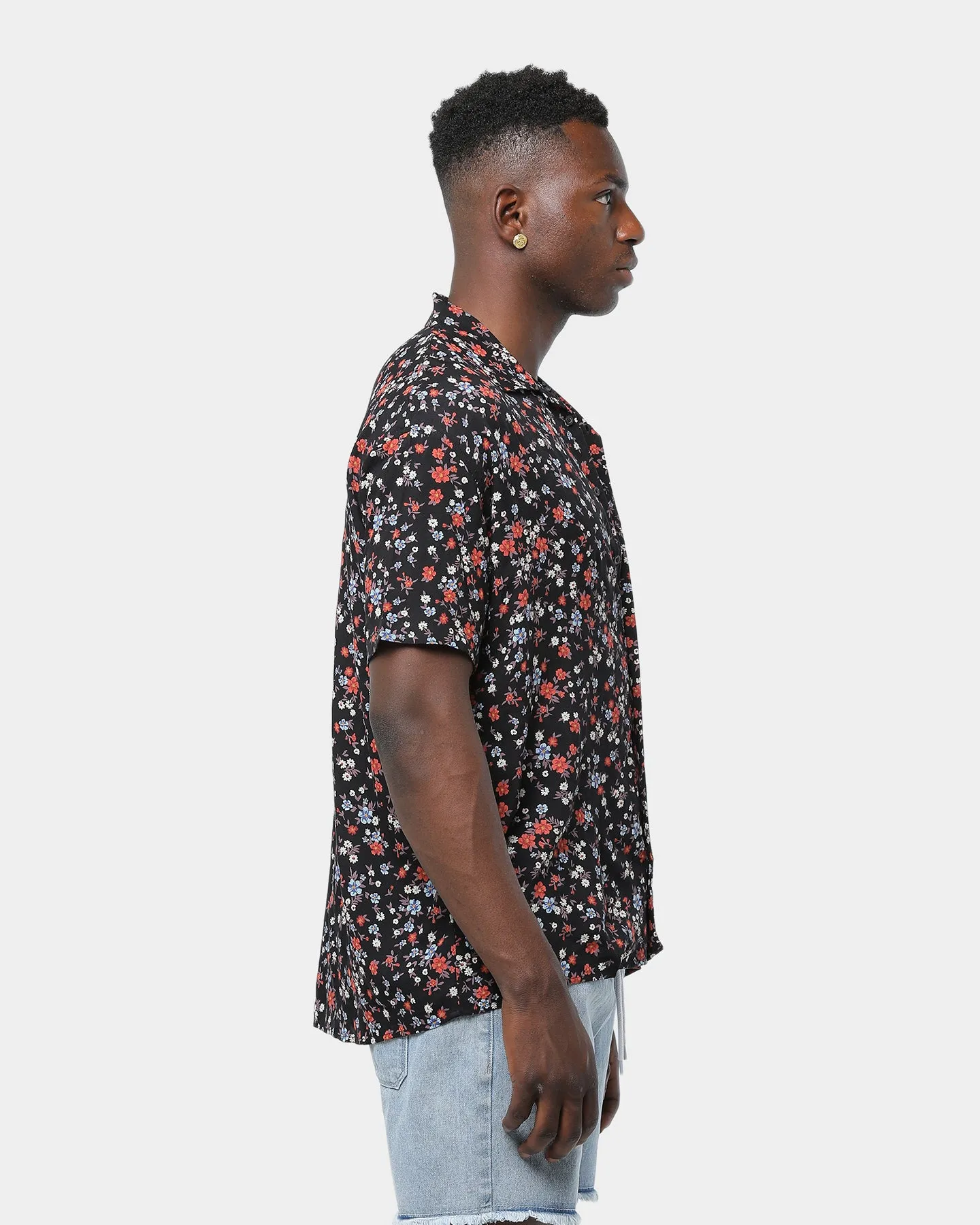 Elevn Poppy Party Shirt Black