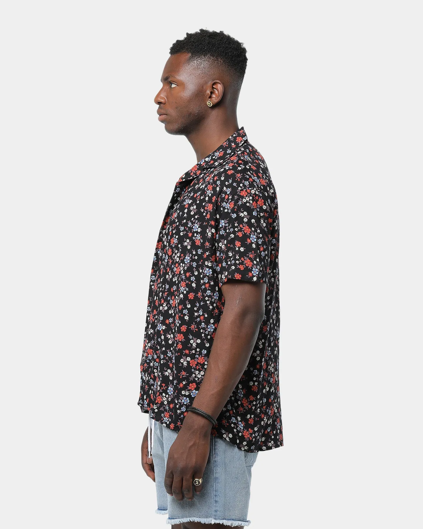 Elevn Poppy Party Shirt Black