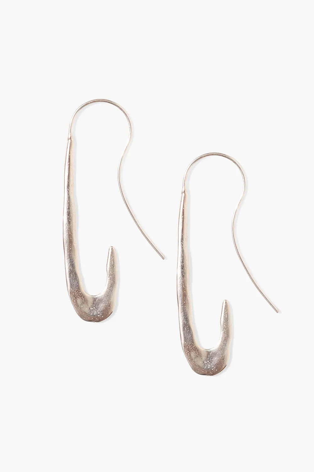 Gala Crescent Earrings Maxi Silver