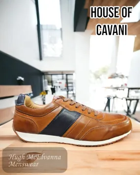 House of Cavani 'FRASER' Tan Trainer Shoe