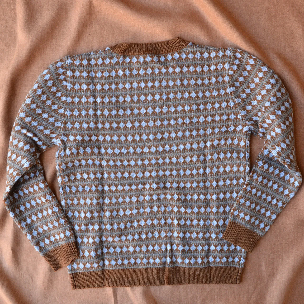 Jacquard Sweater - Lambswool - Amber (2-12y )