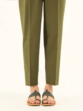 Limelight Army Green Plain Cambric Trouser (P7526TR)