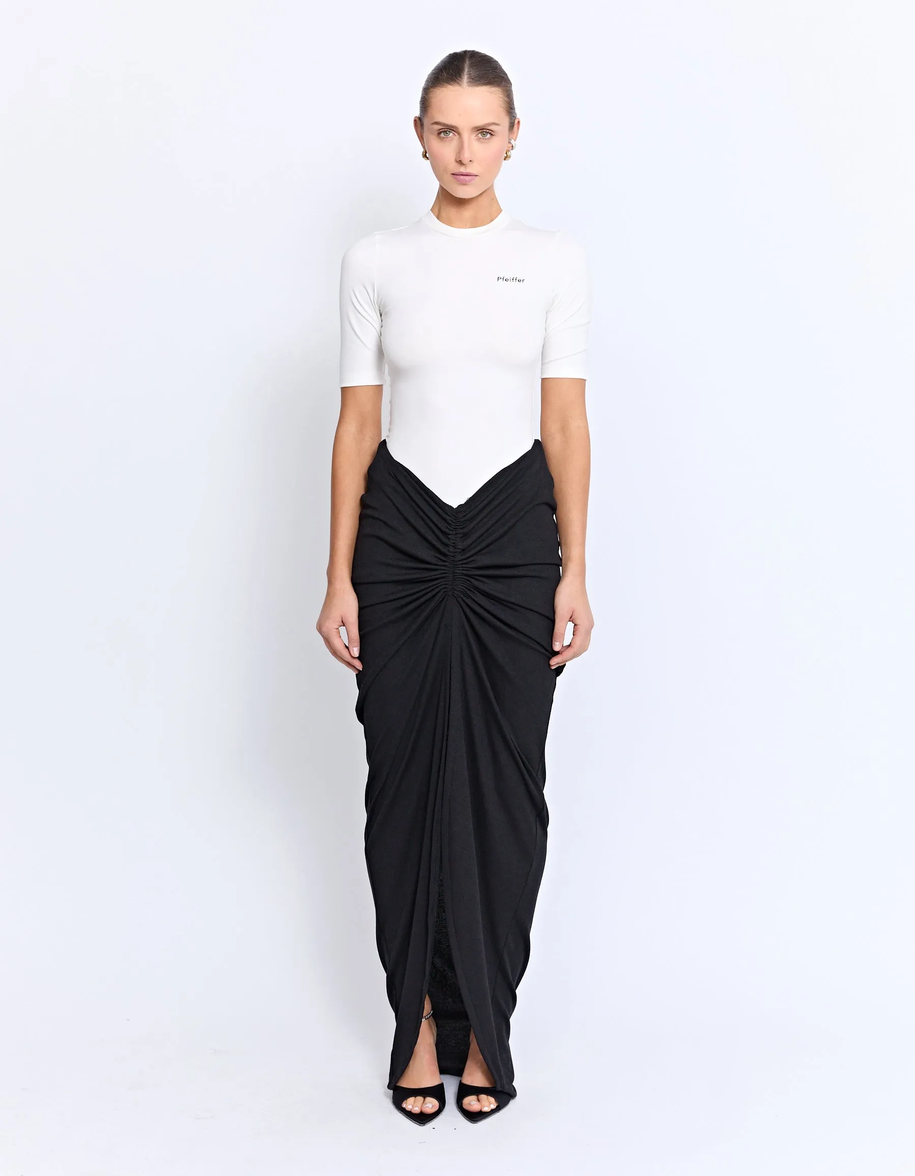 MARCELLUS SKIRT | BLACK