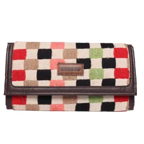 Multi Color Dhurry Wallet/Travel Pouch