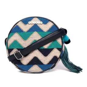 Multi Color Round Sling Bag