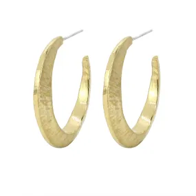 Nairobi Hoop Earrings, Bronze