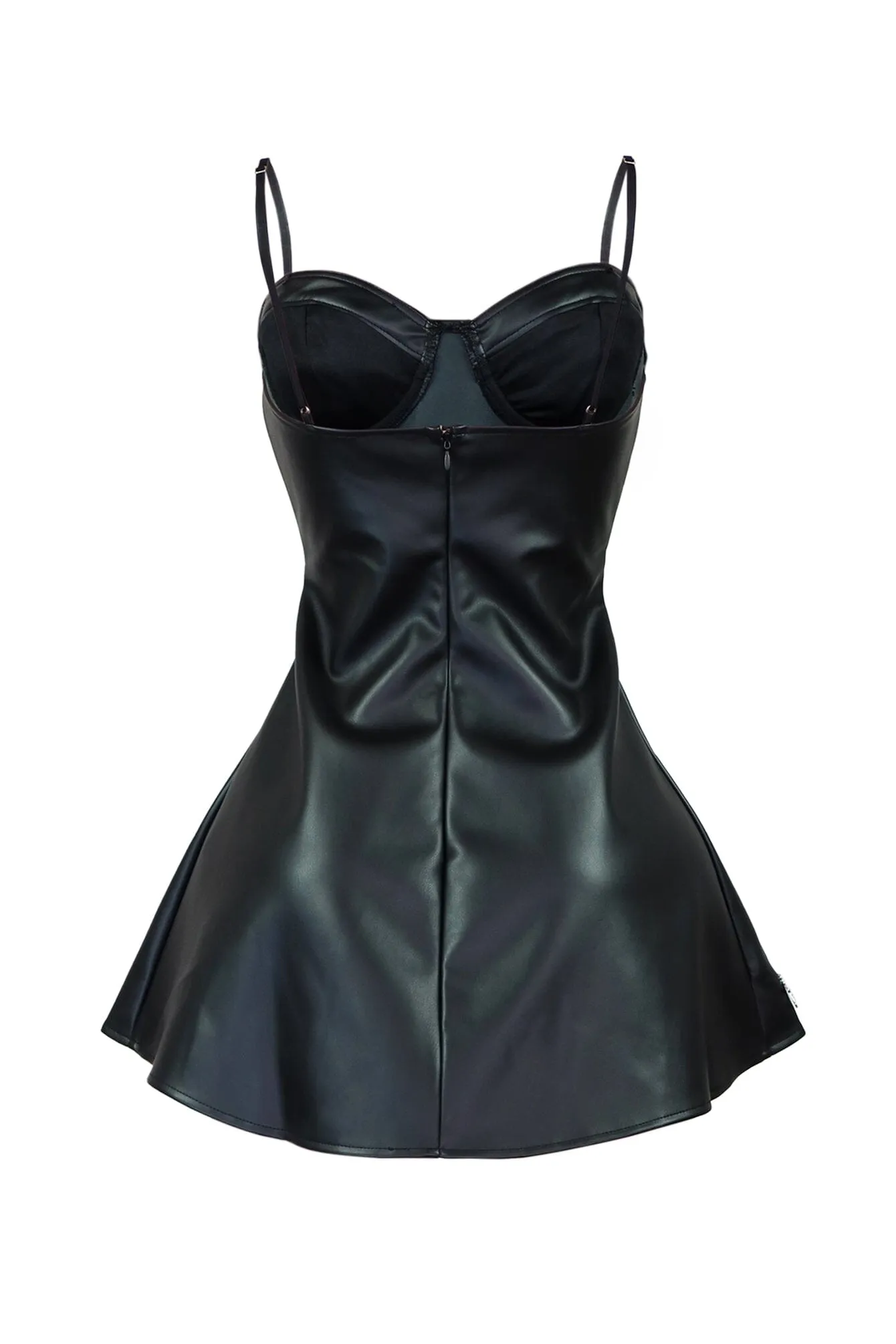 Night Moves Faux Leather Cross Dress