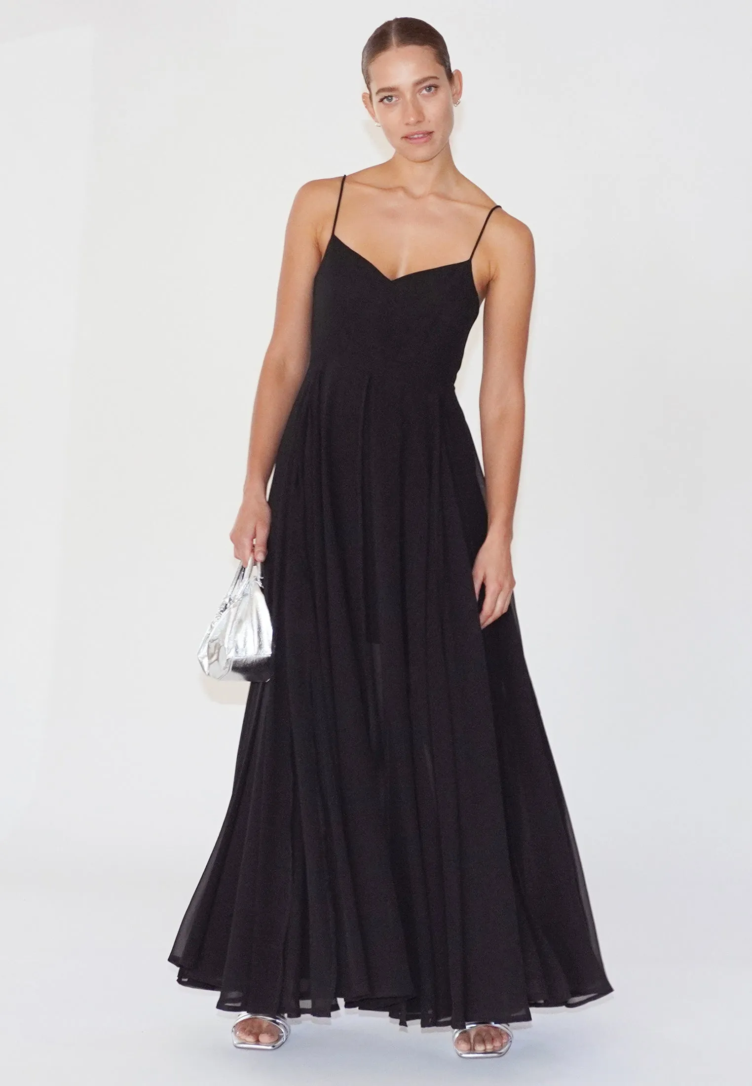 OLSEN MAXI DRESS BLACK