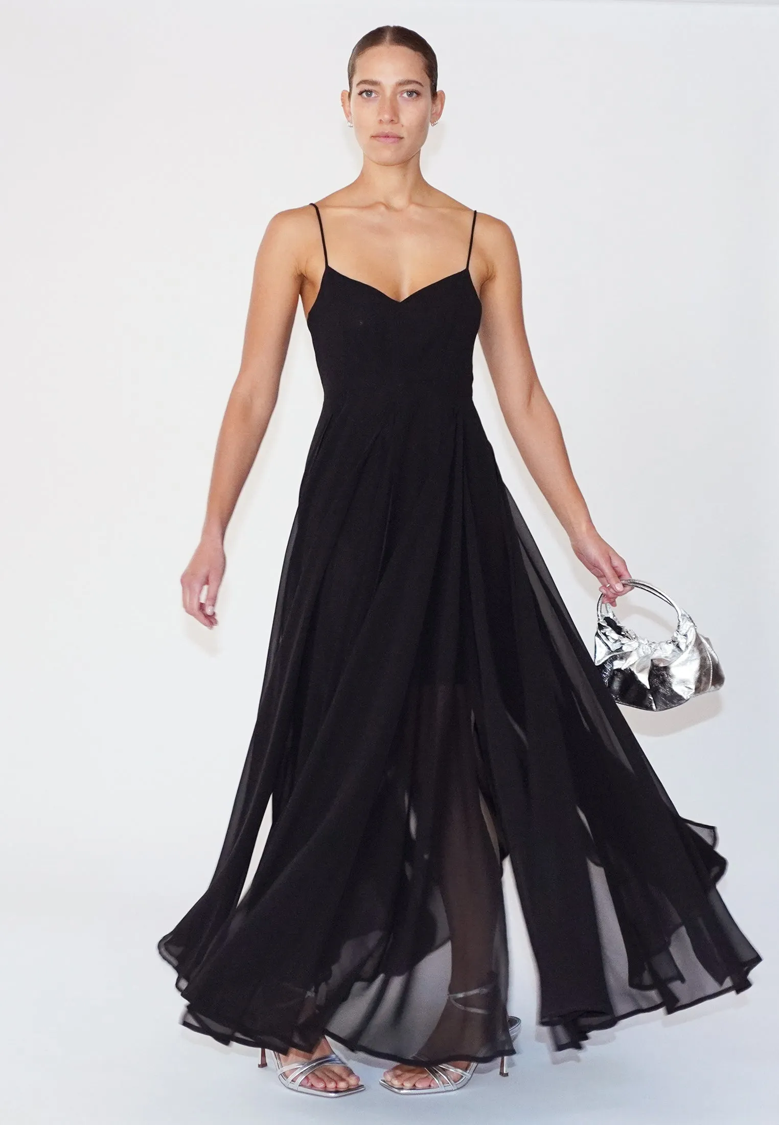 OLSEN MAXI DRESS BLACK