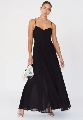 OLSEN MAXI DRESS BLACK