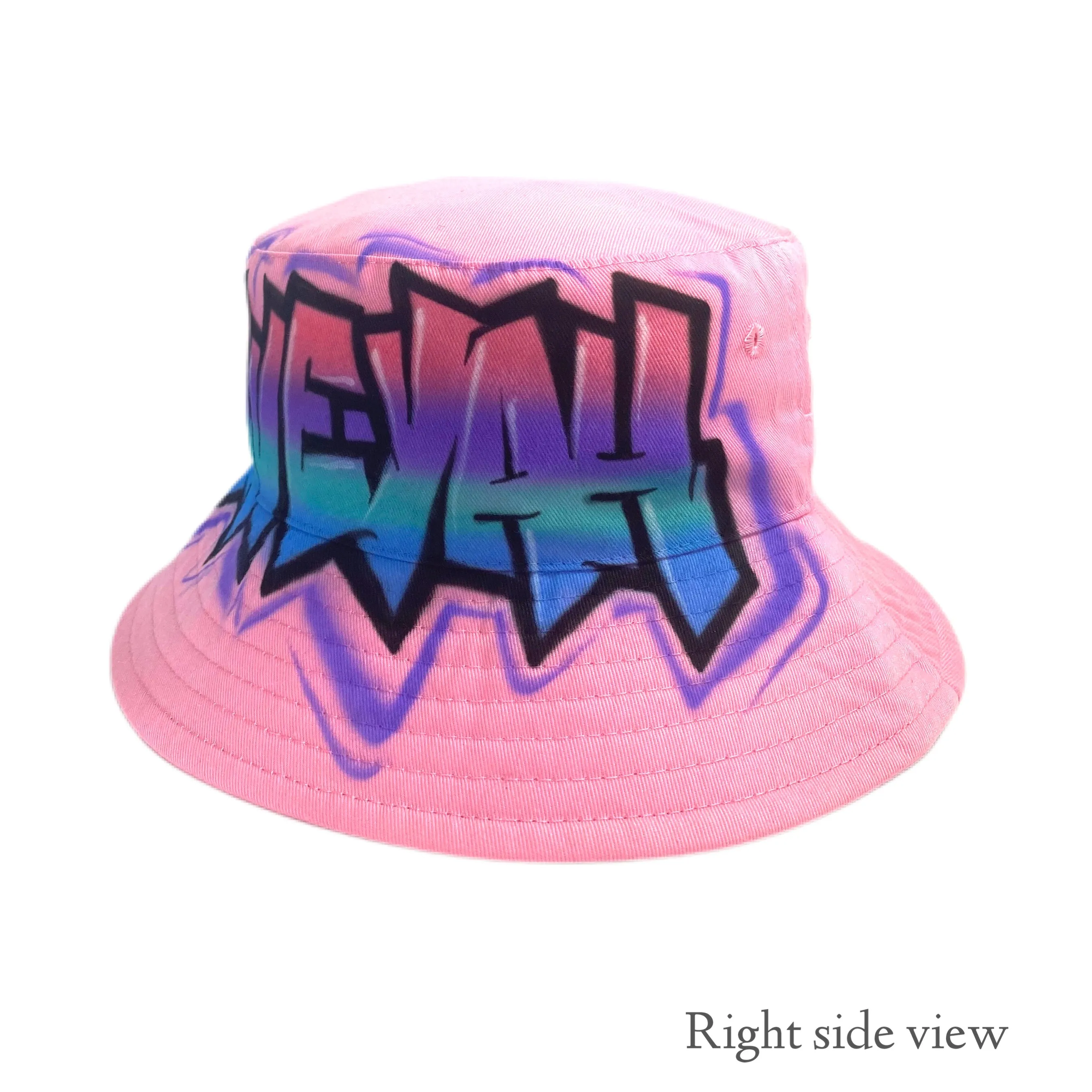 Pastel Colour Fade Bucket Hat (16)