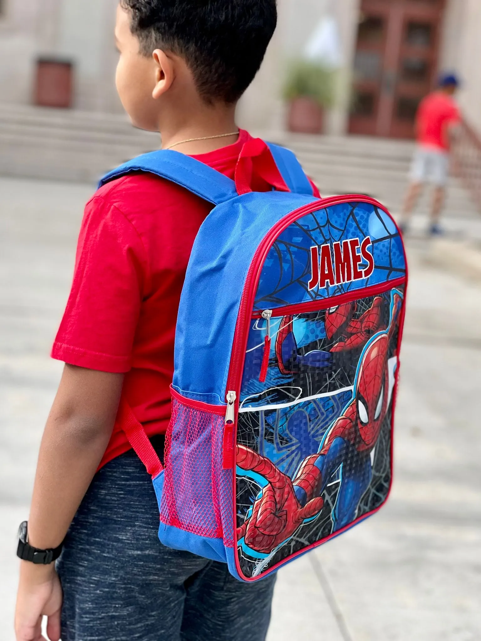 Personalized 16 Inch School Backpack - Spider-Man