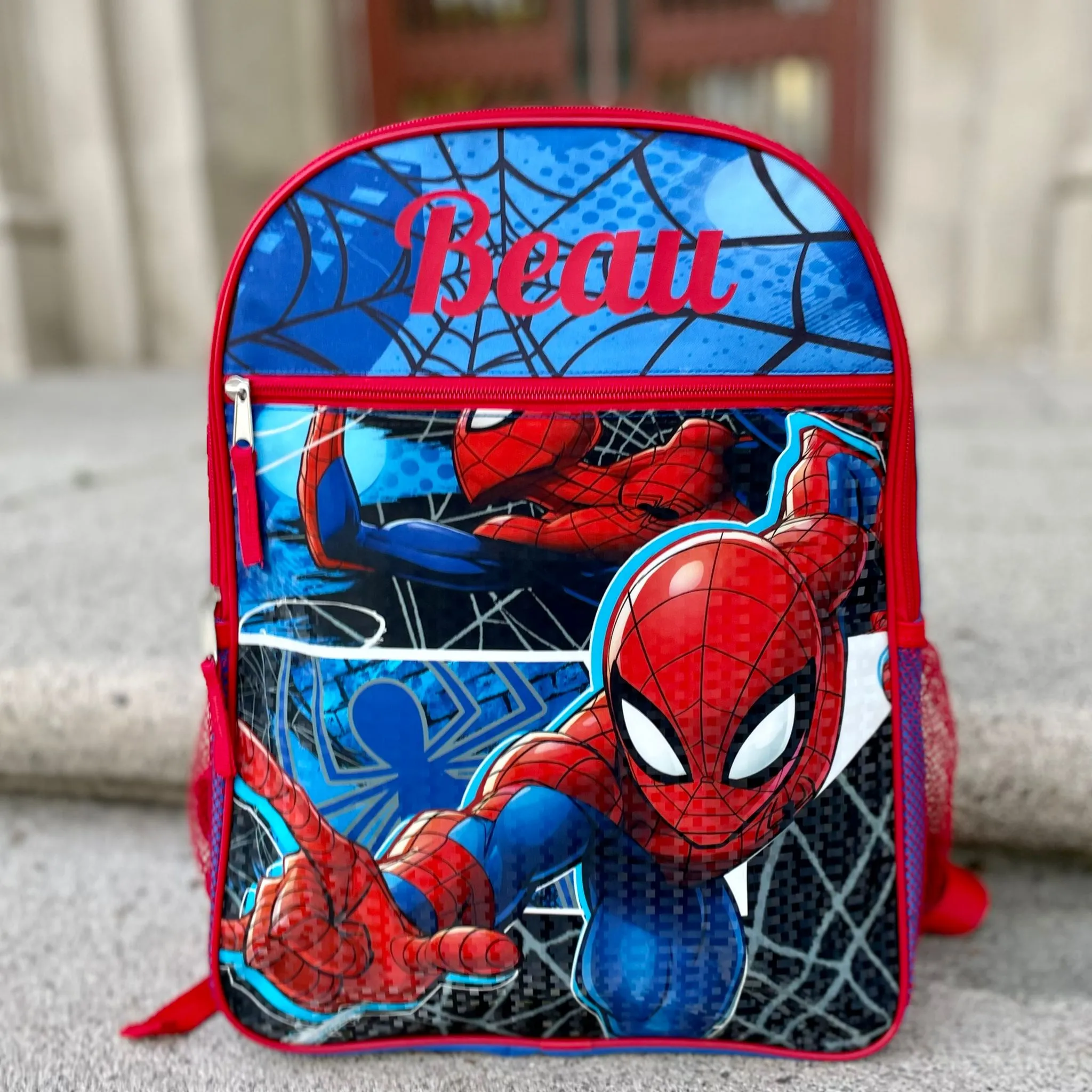 Personalized 16 Inch School Backpack - Spider-Man