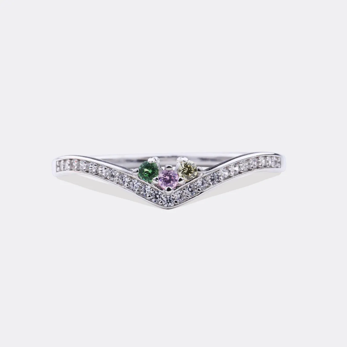 Personalized Venus Birthstone Ring