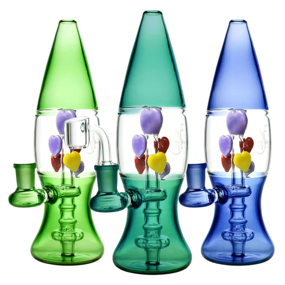 Pulsar Hearts Lava Lamp Rig 9"