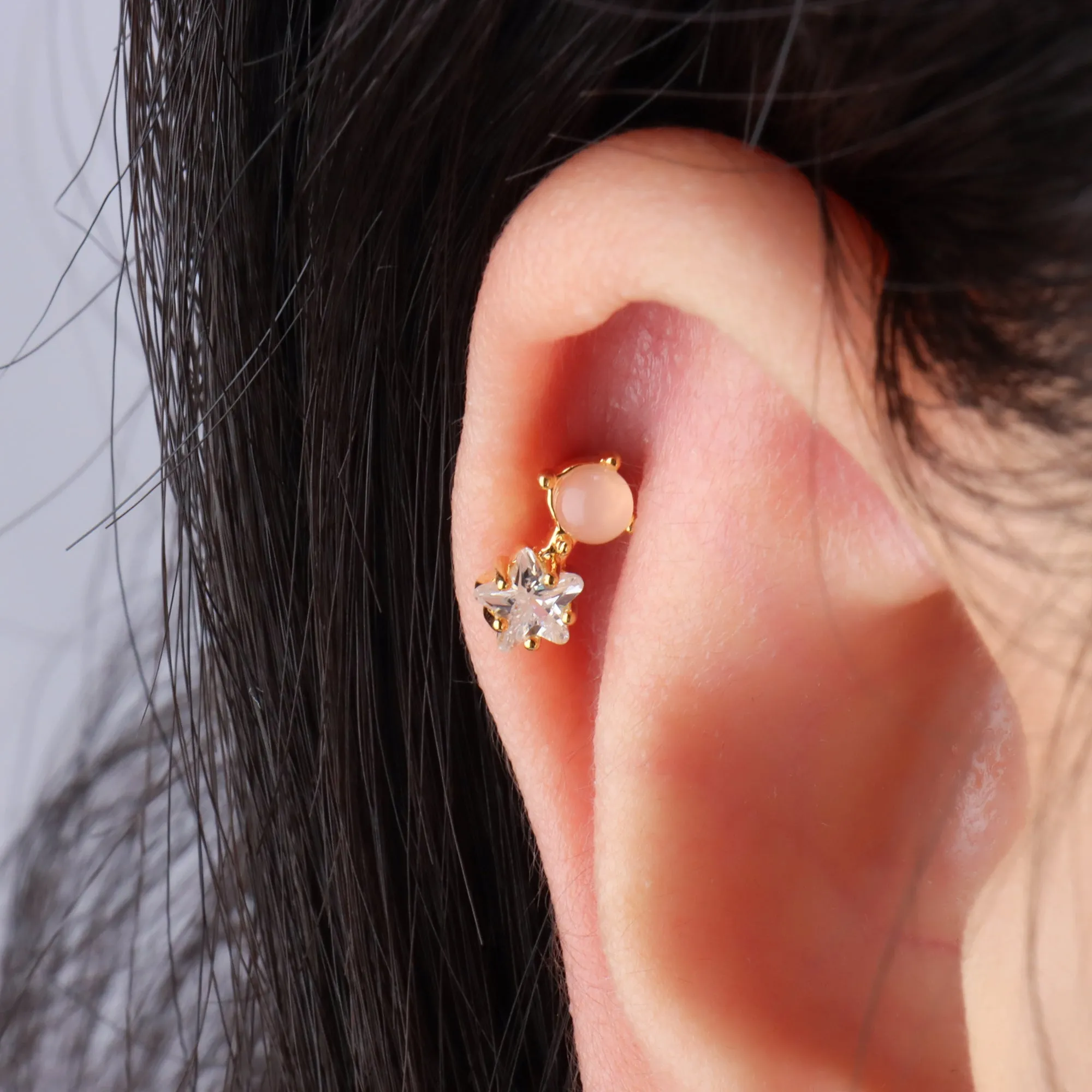 Sweet Opal Star Stud