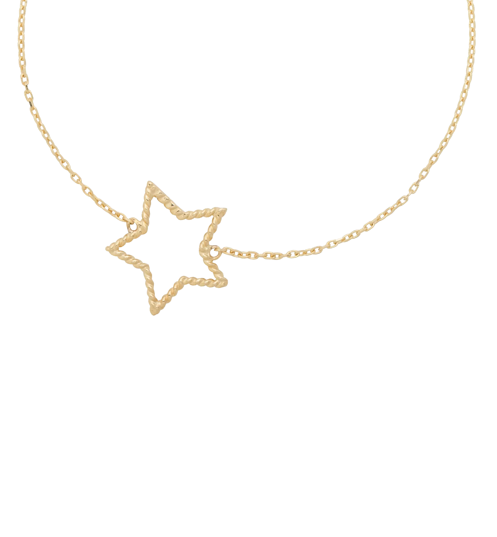 Tangled Star Bracelet 14K