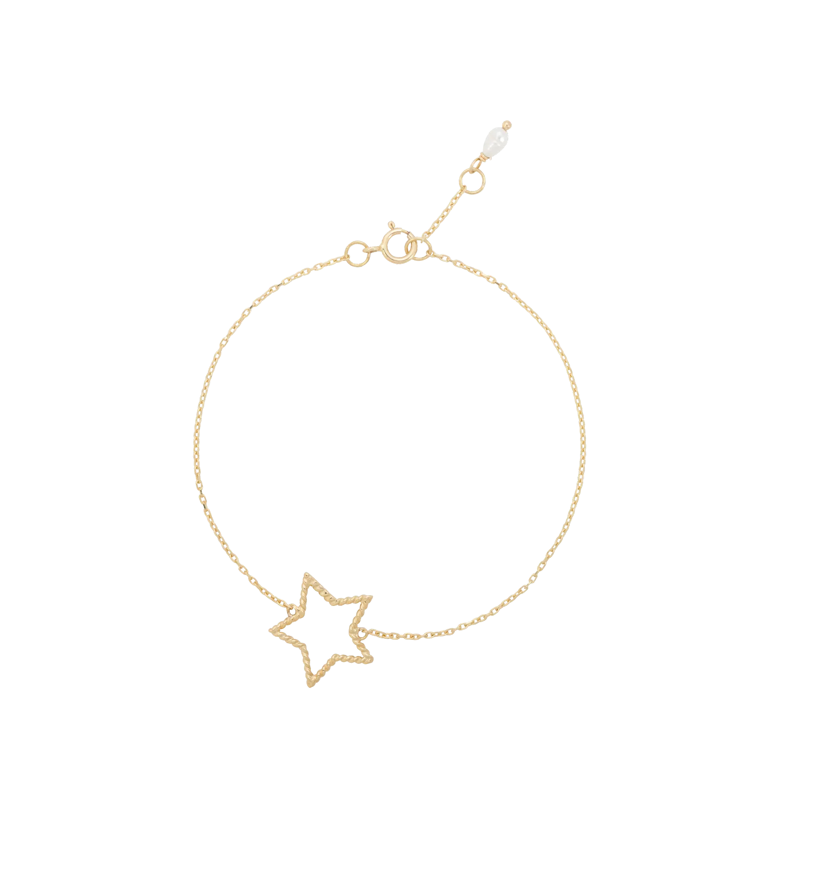 Tangled Star Bracelet 14K