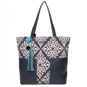 Womens Tote Bag Medium Size With Beautiful Tassel