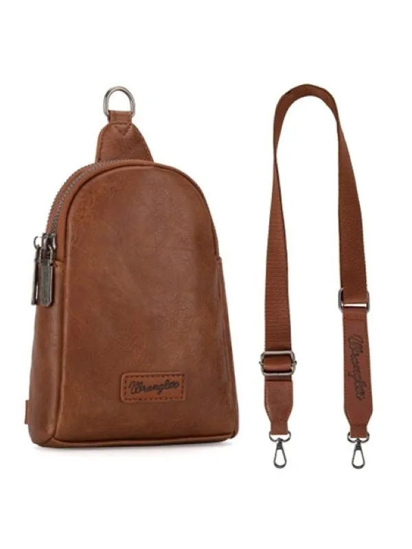 Wrangler Sling Bag/Crossbody/Chest Bag - Brown